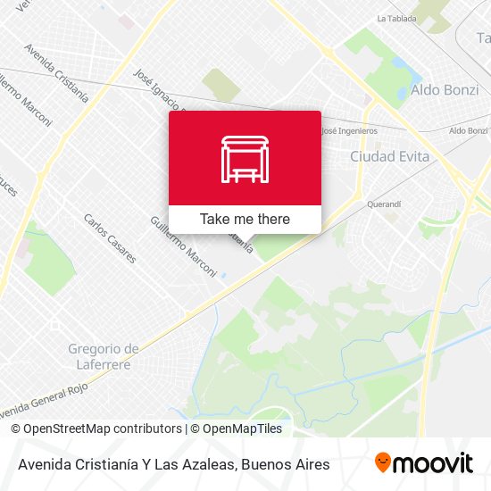 Avenida Cristianía Y Las Azaleas map