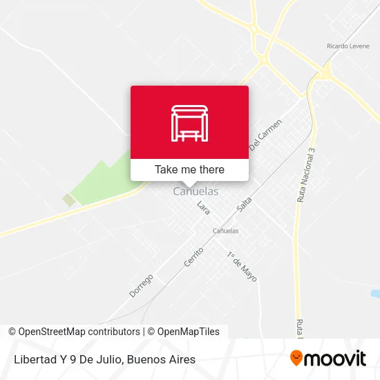 Mapa de Libertad Y 9 De Julio