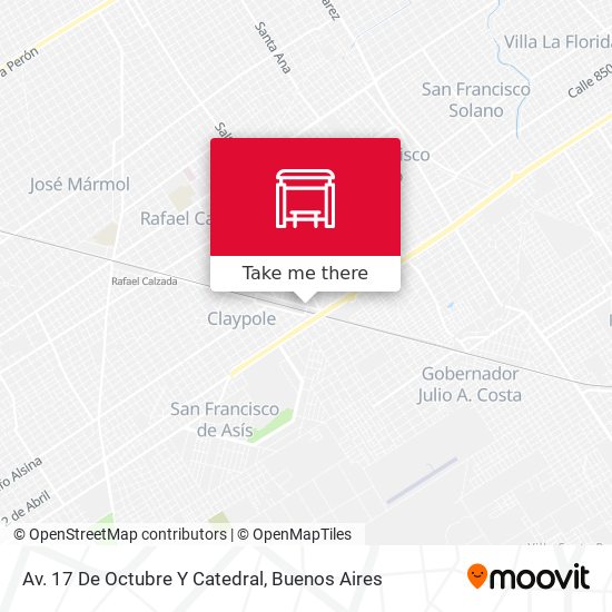 Av. 17 De Octubre Y Catedral map