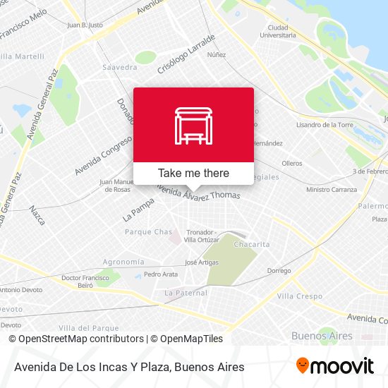 Mapa de Avenida De Los Incas Y Plaza