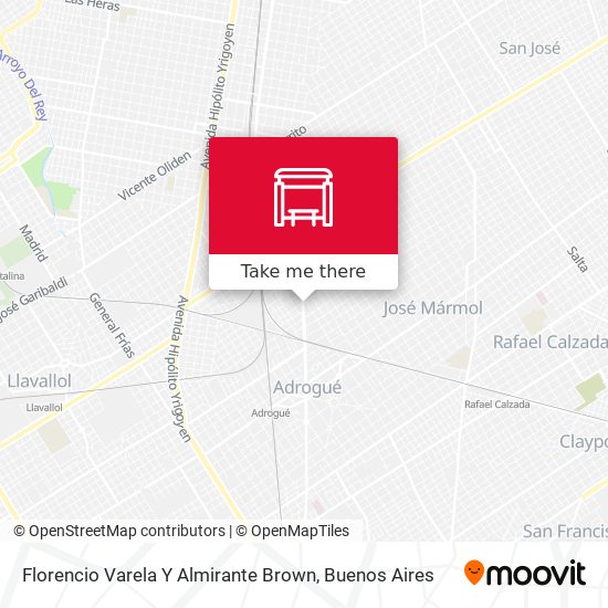 Mapa de Florencio Varela Y Almirante Brown