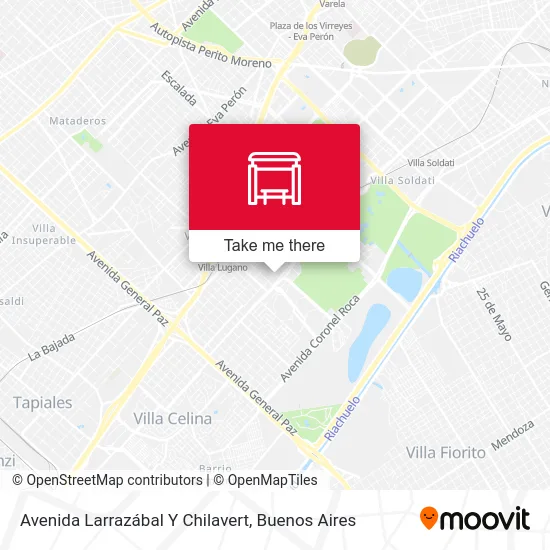 Avenida Larrazábal Y Chilavert map