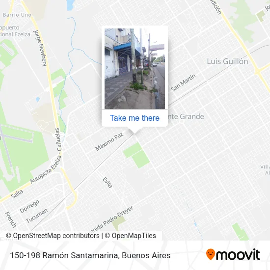 Mapa de 150-198 Ramón Santamarina