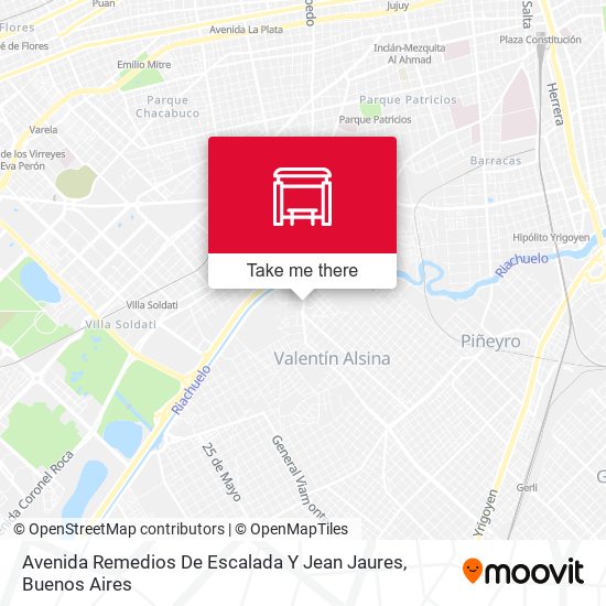 Avenida Remedios De Escalada Y Jean Jaures map