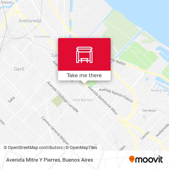 Mapa de Avenida Mitre Y Pierres