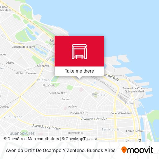 Avenida Ortiz De Ocampo Y Zenteno map