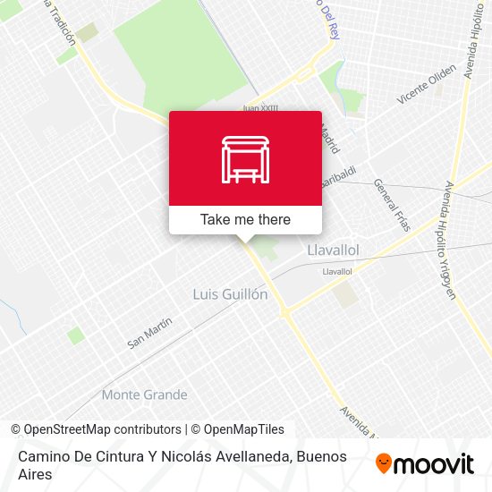 Camino De Cintura Y Nicolás Avellaneda map