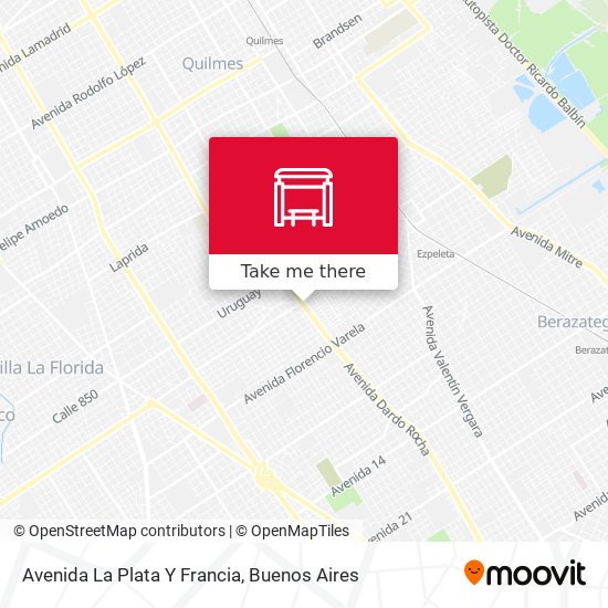 Mapa de Avenida La Plata Y Francia