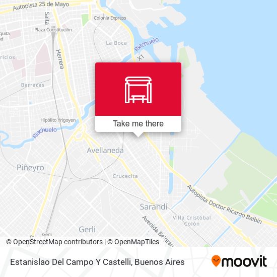 Estanislao Del Campo Y Castelli map