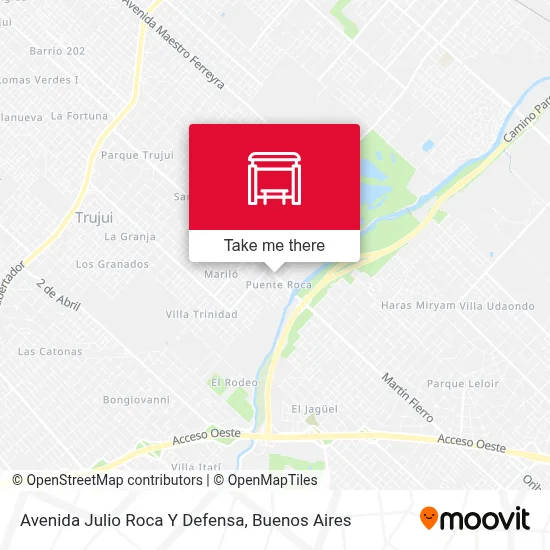Avenida Julio Roca Y Defensa map