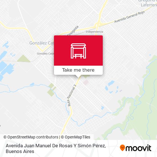 Avenida Juan Manuel De Rosas Y Simón Pérez map