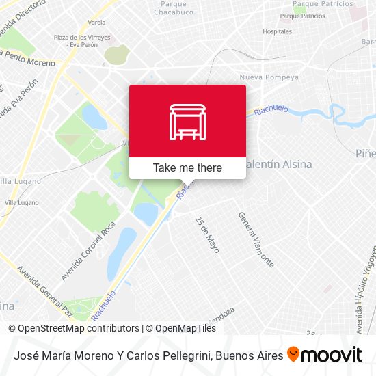 Mapa de José María Moreno Y Carlos Pellegrini