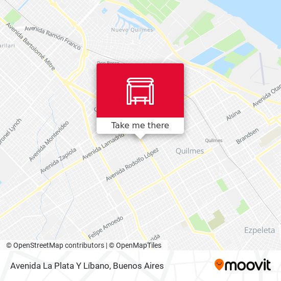 Mapa de Avenida La Plata Y Líbano