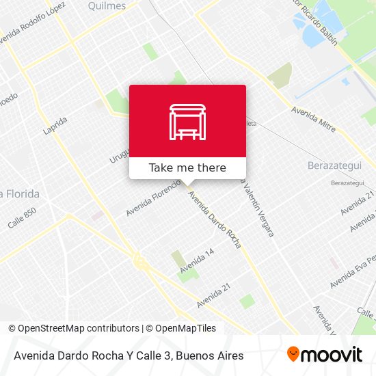 Mapa de Avenida Dardo Rocha Y Calle 3