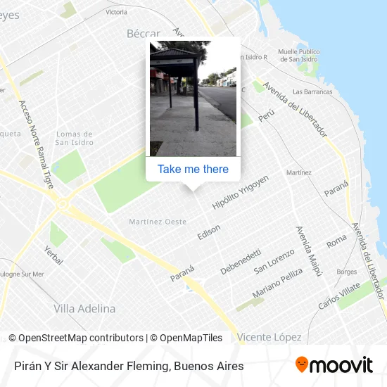 Pirán Y Sir Alexander Fleming map