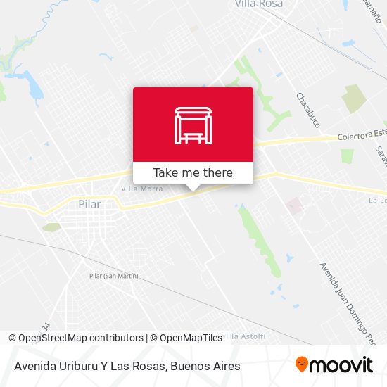 Avenida Uriburu Y Las Rosas map