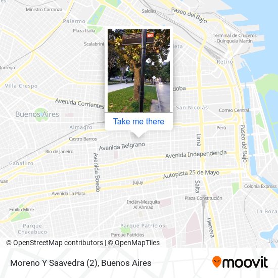 Moreno Y Saavedra (2) map