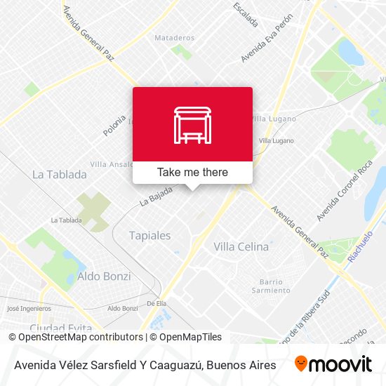Avenida Vélez Sarsfield Y Caaguazú map