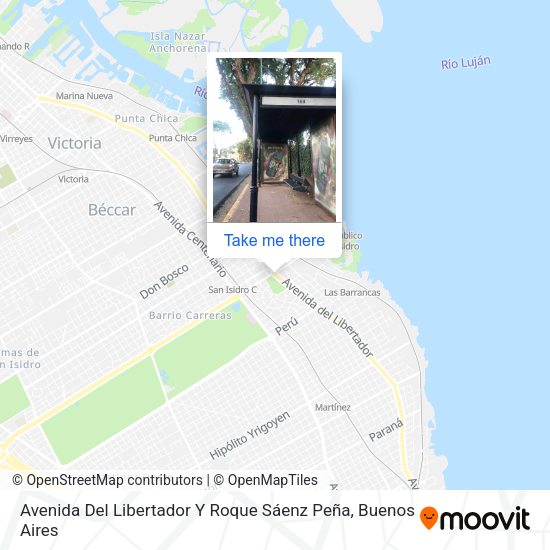 Mapa de Avenida Del Libertador Y Roque Sáenz Peña