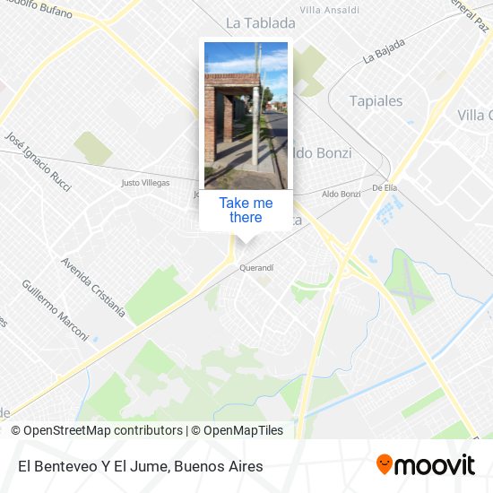 Mapa de El Benteveo Y El Jume