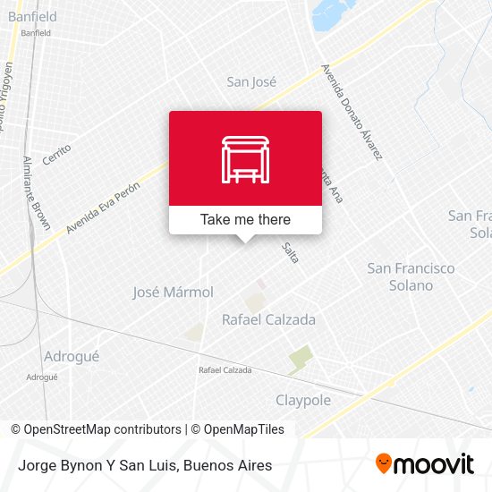 Mapa de Jorge Bynon Y San Luis