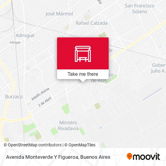 Mapa de Avenida Monteverde Y Figueroa