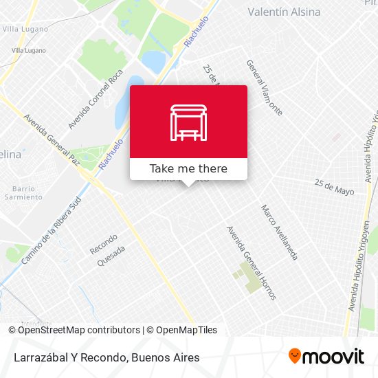 Larrazábal Y Recondo map