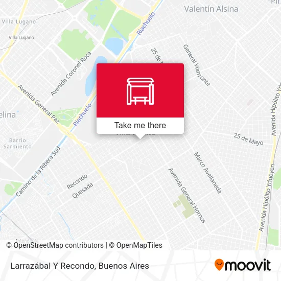 Larrazábal Y Recondo map