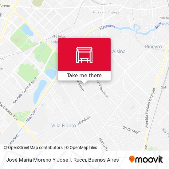 José María Moreno Y José I. Rucci map
