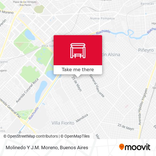 Molinedo Y J.M. Moreno map