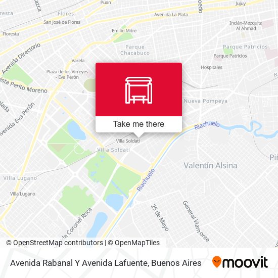 Mapa de Avenida Rabanal Y Avenida Lafuente