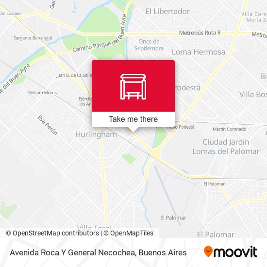 Avenida Roca Y General Necochea map