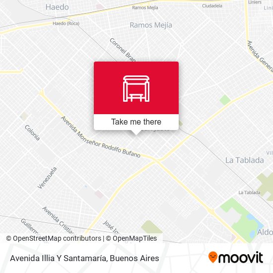 Avenida Illia Y Santamaría map