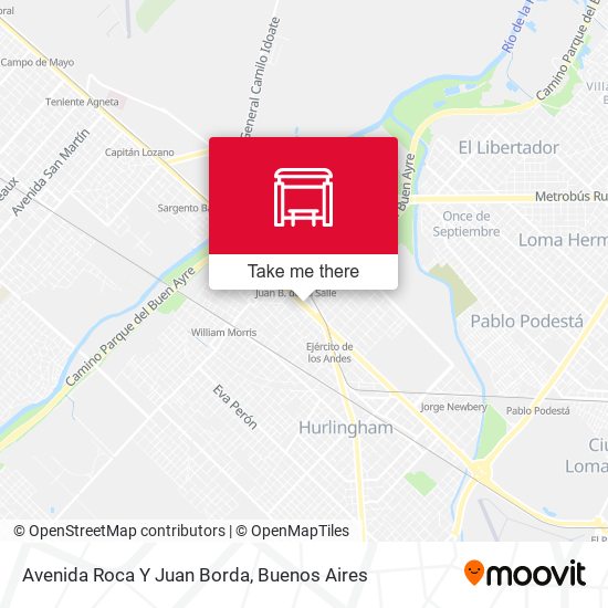 Avenida Roca Y Juan Borda map