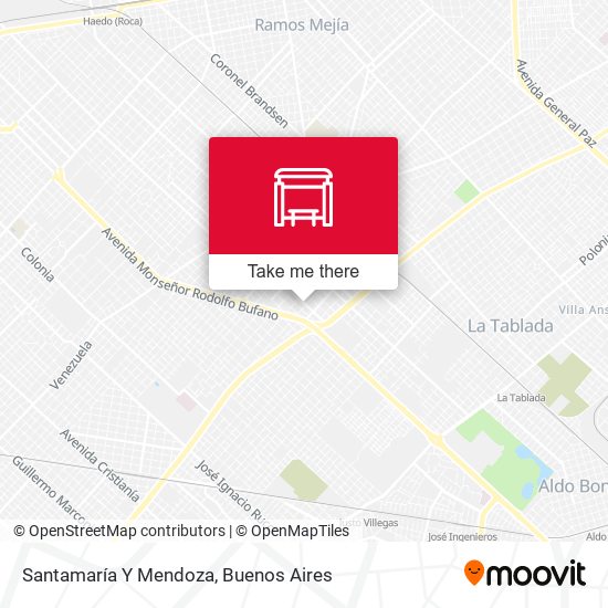 Mapa de Santamaría Y Mendoza