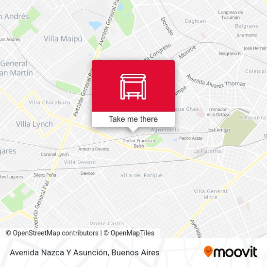 Avenida Nazca Y Asunción map