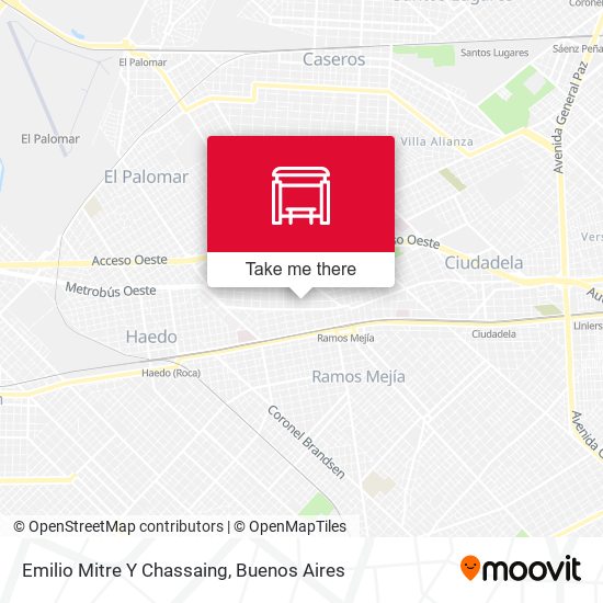 Emilio Mitre Y Chassaing map
