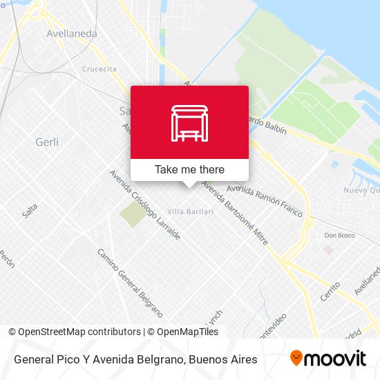 General Pico Y Avenida Belgrano map