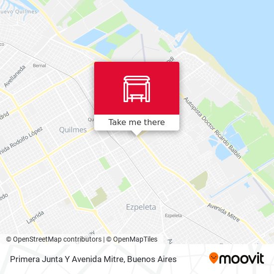 Mapa de Primera Junta Y Avenida Mitre