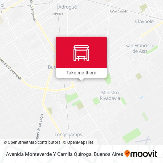 Mapa de Avenida Monteverde Y Camila Quiroga