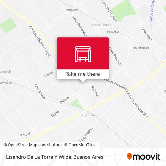 Lisandro De La Torre Y Wilde map