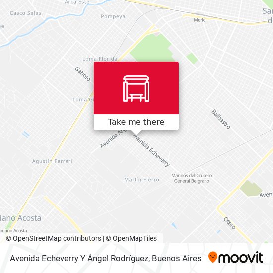 Mapa de Avenida Echeverry Y Ángel Rodríguez