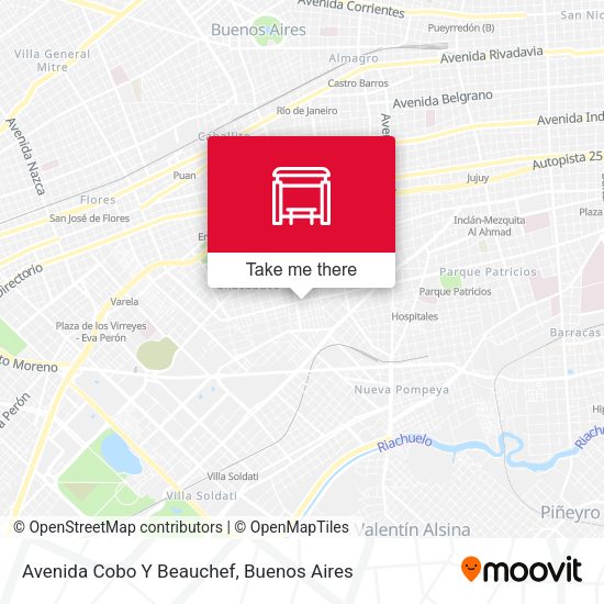 Avenida Cobo Y Beauchef map