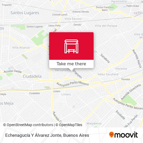 Echenagucía Y Álvarez Jonte map