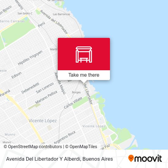 Mapa de Avenida Del Libertador Y Alberdi