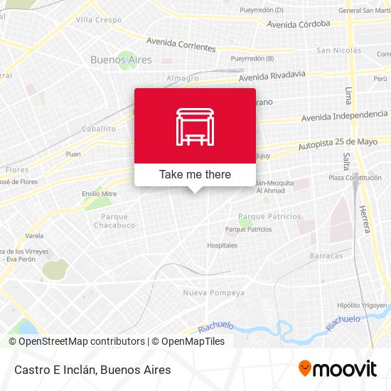 Castro E Inclán map