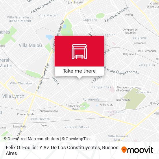 Félix O. Foullier Y Av. De Los Constituyentes map