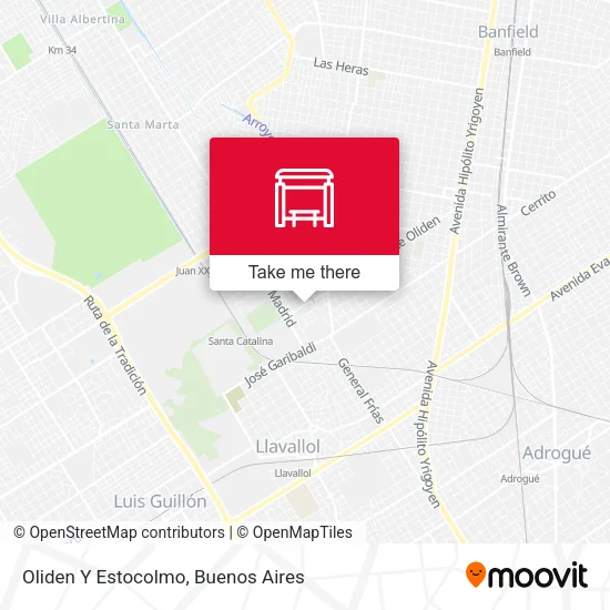 Oliden Y Estocolmo map