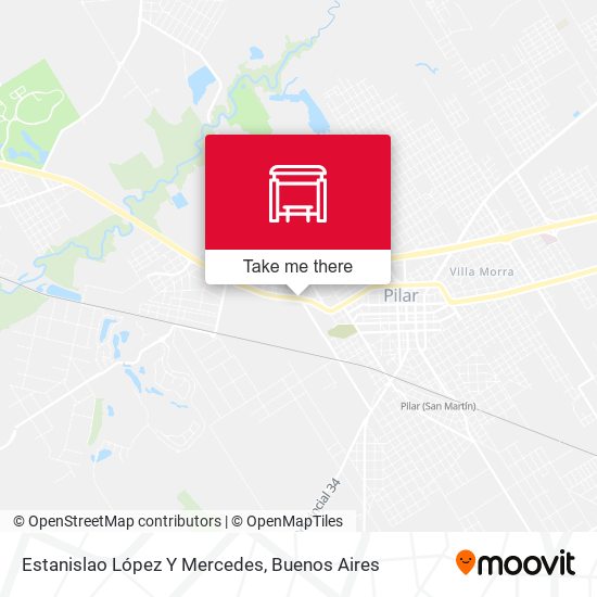 Estanislao López Y Mercedes map