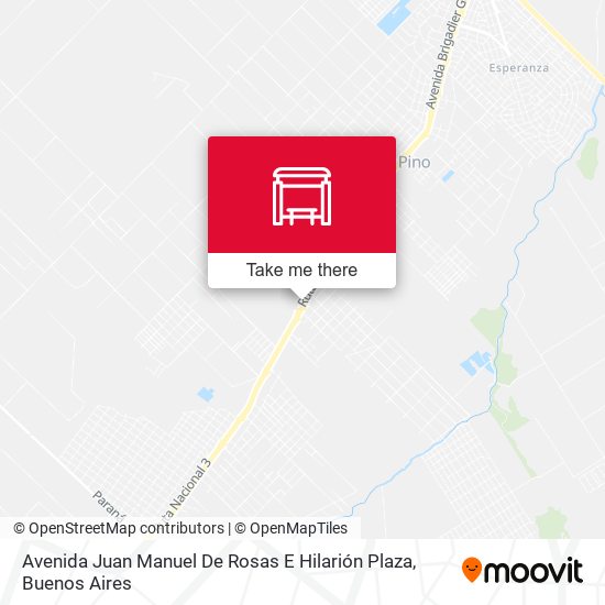Avenida Juan Manuel De Rosas E Hilarión Plaza map